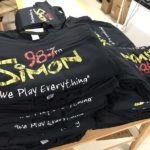 987 Simon logo tee shirts screen printed t-shirts