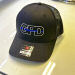 Greensboro police gpd cap custom logo embroidery